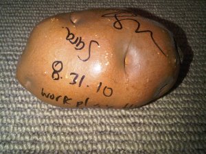 Tegan and Sara autographed potato shaker!