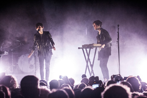 Tegan and Sara on stage - Euro Tour 2013