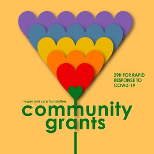 Tegan and Sara Foundation rapid response community grants for Black LGBTQ+ lives